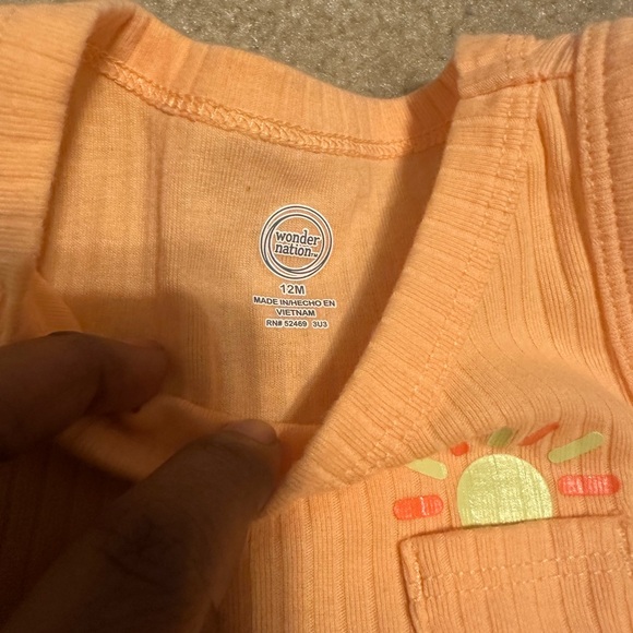 Wonder Nation Orange Sleeveless Dress - Picture 4 of 5